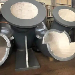 陶瓷耐磨弯头 耐磨陶瓷弯头内衬陶瓷贴片 球磨机入料口耐磨组件