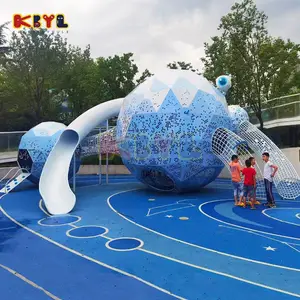 非标儿童游乐场设备户外不锈钢滑梯文旅景区乐园攀爬组合设施厂家