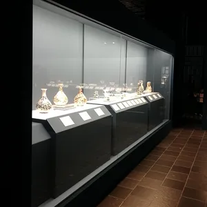 定制2021博物馆通柜纪念馆高柜古董沿墙柜文物展柜文化馆展示柜