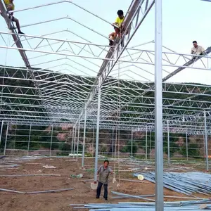 智能温室骨架可做生态餐厅异形展馆等 结实牢固 按需定制