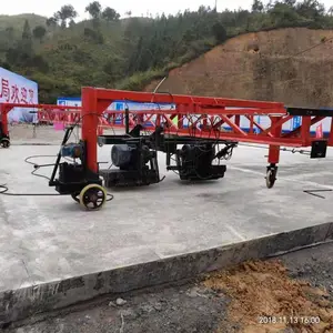 济宁硕阳SYKW-1200桁架刻纹机现场操作 刻纹机路面效果图