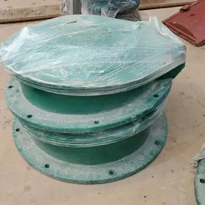 扬禹安装方式:焊接法兰玻璃钢拍门DN200-2000mm
