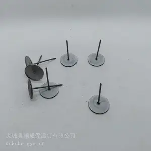 绝缘贴纸焊钉 带胶绝缘垫片杯头焊钉 风管管道储能碰焊保温钉 厂家直销