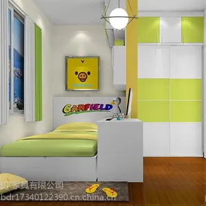儿童房家具定制效果图_贝迪尔全屋定制衣柜***