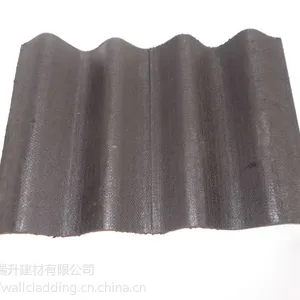 结合喷涂工艺的彩色波浪形型沥青瓦三维陶感波形沥青瓦