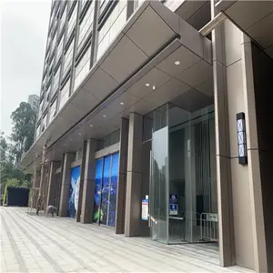 公园连廊铝单板 门口雨棚包柱铝单板