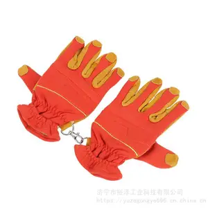 消防救援手套 灭火救援防水耐磨手套 耐高温隔热抢险救援防护手套