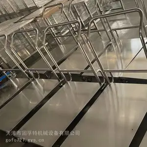 天津兽用生物制品车间不锈钢中间体转运平板车洁净推车生产厂家
