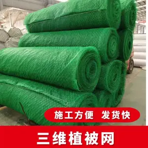 边坡绿化三维植被网 抗老化 聚乙烯材料河道护坡水土保护固土三维网