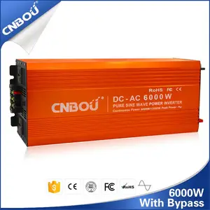 博优6000W车载12V/24V/48V/转220V***弦波逆变器