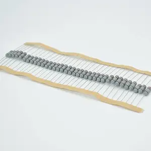 直插线绕电阻 KNP1/4W 1/2W 1W 2W 阻值0.1R-100R CP线绕线电阻
