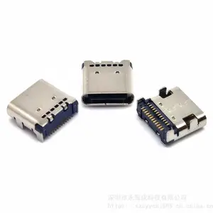 TYPE-C 24P�а�ĸ�� �а�0.8/1.0mm ���� H=5.7mm 24p˫����ʽ�а�ĸ��