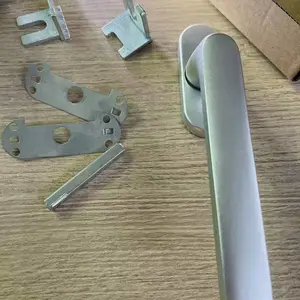 工程七字执手 铝合金执手 家装防火窗执手 180°隐形铰链