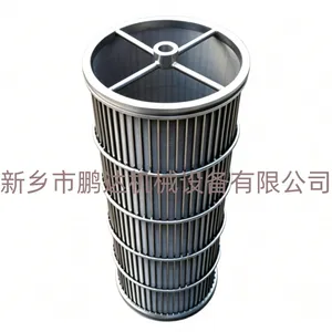 耐腐蚀 316L 楔形丝滤筒 化工废水处理用全焊接绕丝筛管