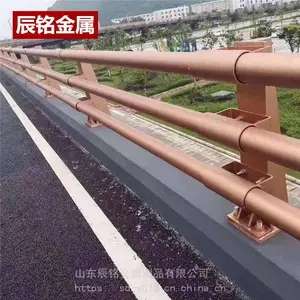 锌钢防护栏杆304不锈钢复合管防护栏杆 桥梁河道桥梁防撞护栏栏杆