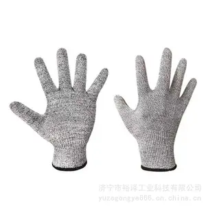 防切割手套 5级防割伤防刺防身手套 工地加厚耐磨劳保手套