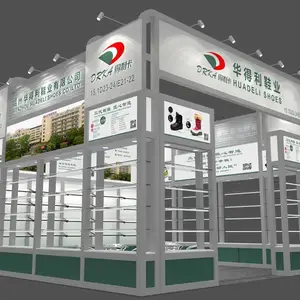 广交会绿色(铝合金)展位设计搭建-30多年品牌搭建公司