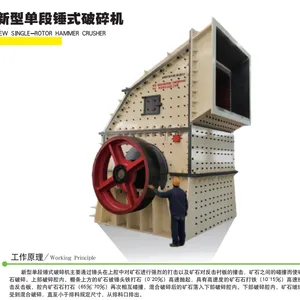 山东鑫金山新型单段锤式破碎机JSPCD1616