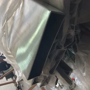 拉丝香槟金方管 40x40扁通 20x30