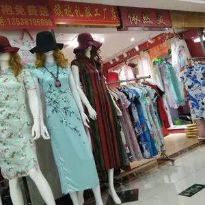 深圳哪里有旗袍批发厂家(深圳旗袍批发)春夏秋冬333款旗袍实体店