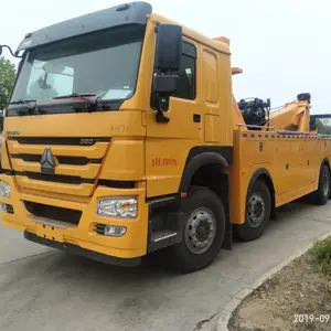 豪沃清障车 道路救援车 重汽救援拖车厂家 重汽前四后八清障车