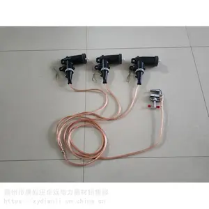 环网柜肘头接地线 10kv肘型屏蔽式可分离连接器肘头式接地工作线