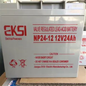爱克赛蓄电池NP24-12 12V24AH流屏UPS电源EPS专用电瓶