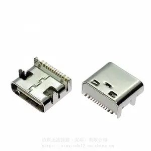 Type-C 16P��ʽ��Ƭĸ�� ��ɫ��оUSB 3.1���ϵ���smtĸͷ �ĽŲ��