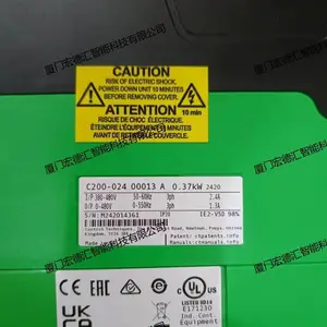 日本NIDEC原装C200-084 01570A 75/90W变频器 交换机散热配套代理