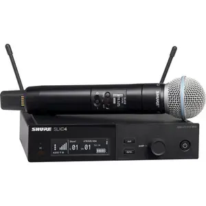 Shure SLXD24/BETA58A 舒尔手持无线话筒 新款数字无线话筒 一拖一无线话筒 无线麦