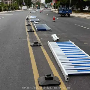 珠海交通护栏底座 道路栏杆安装 路侧护栏现货