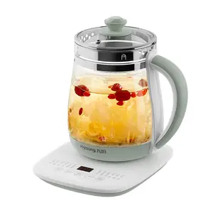九阳(Joyoung)养生壶养生壶1.5L煎药壶迷你玻璃花茶壶煮茶器电水壶热水壶烧水壶电热水壶K15