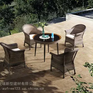 户外家具工厂编藤桌椅花园庭院家具桌椅酒店民宿工程家具定制