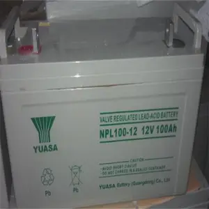 密封式YUASA汤浅蓄电池12V100AH NPL100-12铅酸UPS阀控储能电源