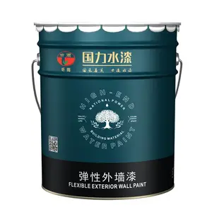 河南国力新材料鹤壁外墙漆安阳乳胶漆新乡***弹性外墙漆家用外墙涂防水防晒墙面漆抗酸耐碱水性漆环保涂料厂