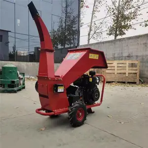 干鲜树枝粉碎机 柴油树枝打碎机 枝树杈树叶粉碎机