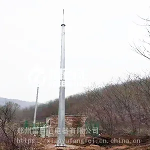 变电站/炸药库/仓库/30米独立避雷塔 热镀锌圆钢避雷塔