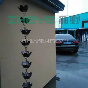排水雨链生产厂家 ZHeYe浙野 颜色全