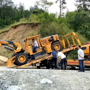 全液压撬毛台车 非煤巷道清理撬毛排险台车 支持定制轮胎式撬毛台