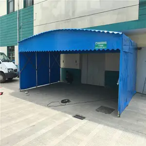 河北保定厂家生产移动推拉篷,仓储蓬,大型遮阳棚,工厂仓库棚,工地建筑棚,上门测量安装
