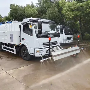 国六中小型多功能道路养护车 东风D7路面高压清洗车