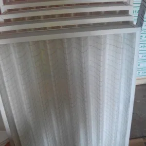 产品名称:板式初效过滤器、不锈钢框可清洗过滤器子母架款