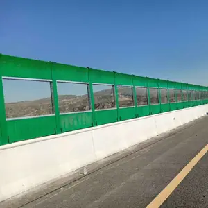 漳州微穿孔金屬吸音板 公路兩側(cè)聲屏障 噴塑景觀隔音墻廠家