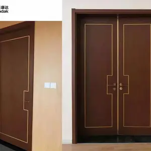广东木塑门厂家、木质双开门,医院专用门生产厂家、大小颜色均可定制