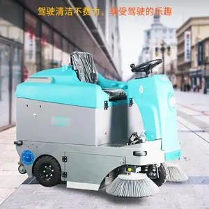 中储货运码头用清扫车 凯叻KL1400驾驶式扫地机 扫路车电动道路清洁车洒水车吸尘车