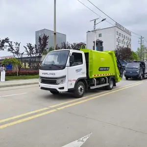 福田***蓝牌纯电动6方压缩式垃圾车