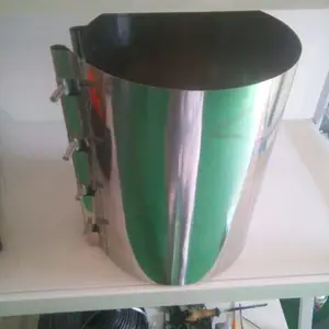 供应河南中空壁缠绕管用热收缩套不锈钢卡箍