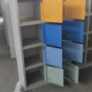 北京六门员工更衣柜生产企业，钢制六门浴室洗澡柜***格