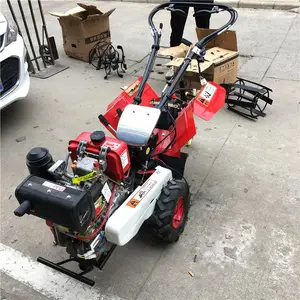 多功能柴油旋耕机 农用大马力打田机 家用小型旋地机