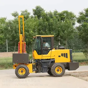 公路打桩机价钱 小型公路护栏打桩机 道路打拔一体打桩机